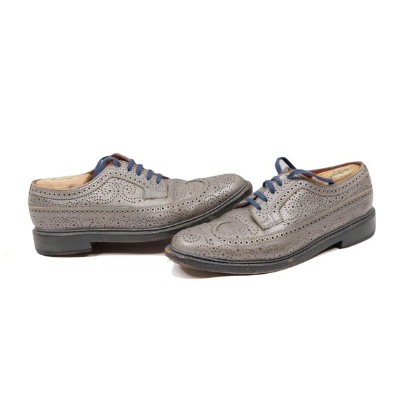 Florsheim by Duckie Brown Leather Wingtips Shoes